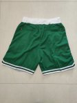 NBA Boston Celtics 33 Bird legeno shorts Vert